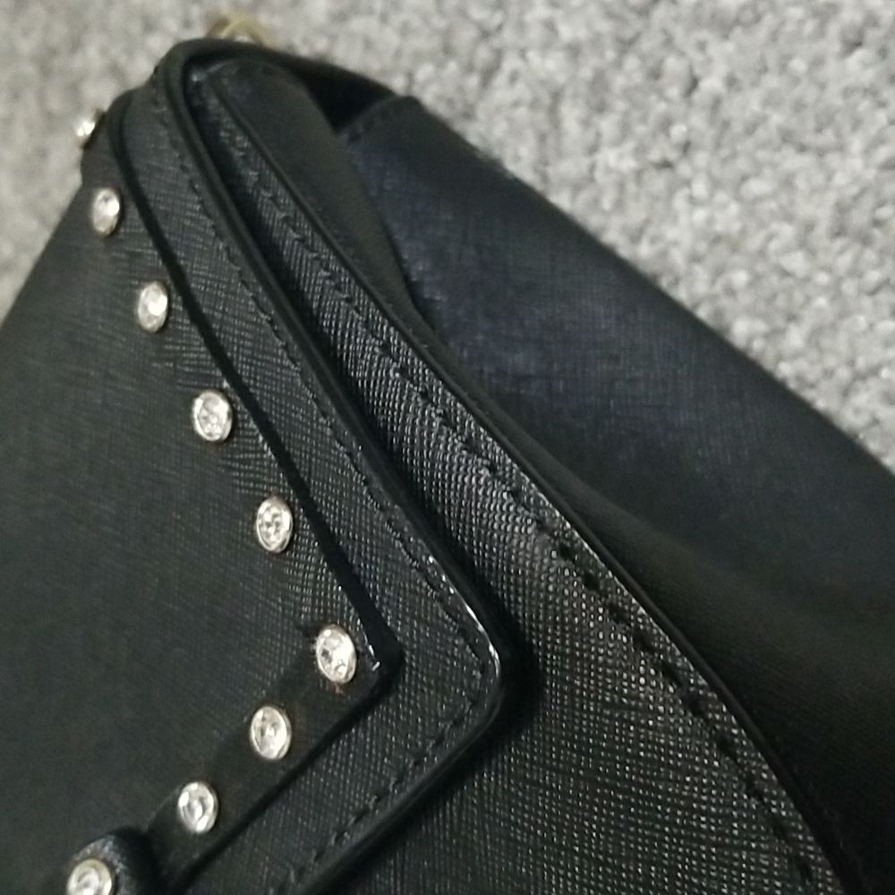 Kate Spade Cameron Street Jeweled Small Byrdie in Black - Picture 13 of 16